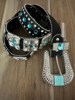 Angel Ranch Western Bling Y2K Belt L